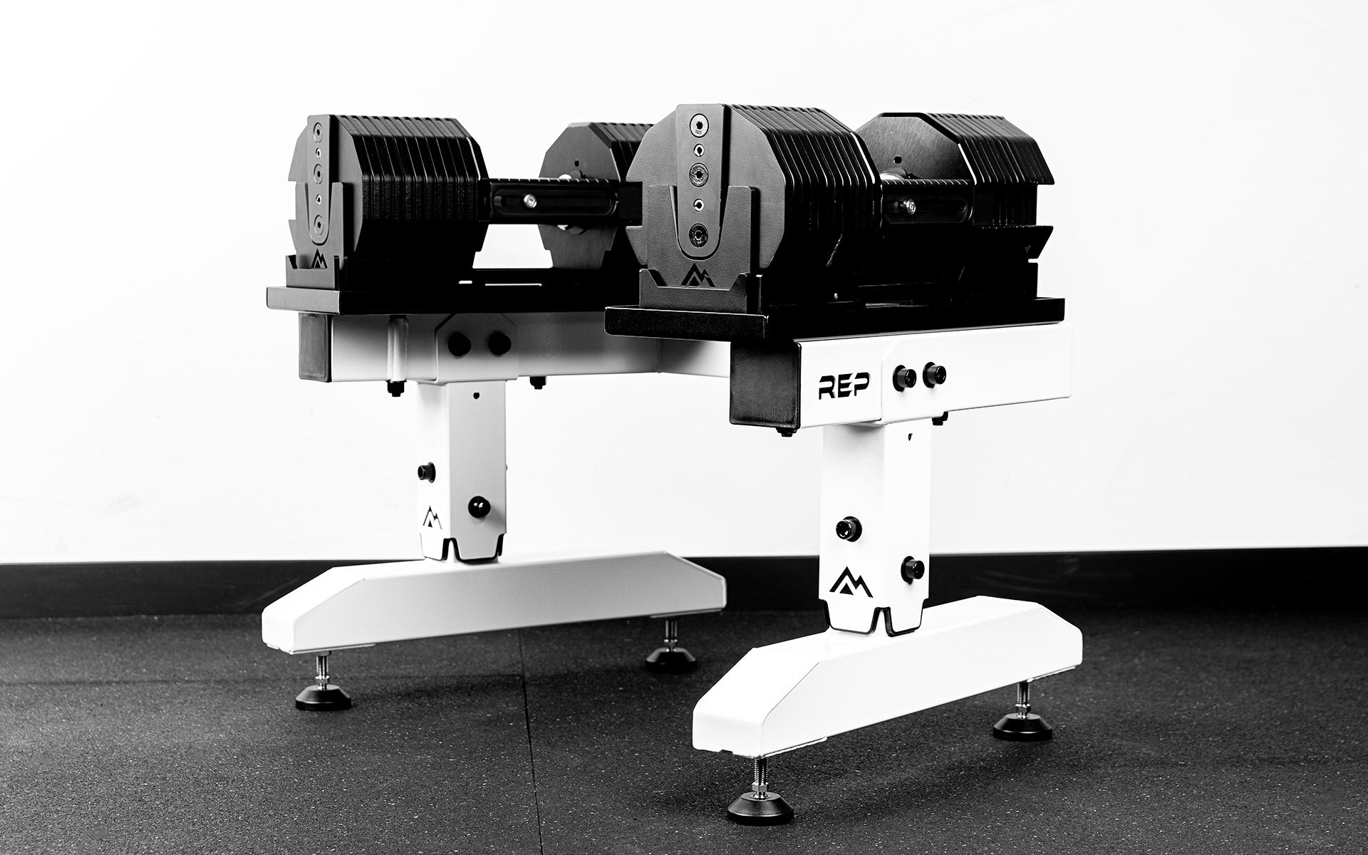 REP® Adjustable Dumbbell Stand Leveling Feet