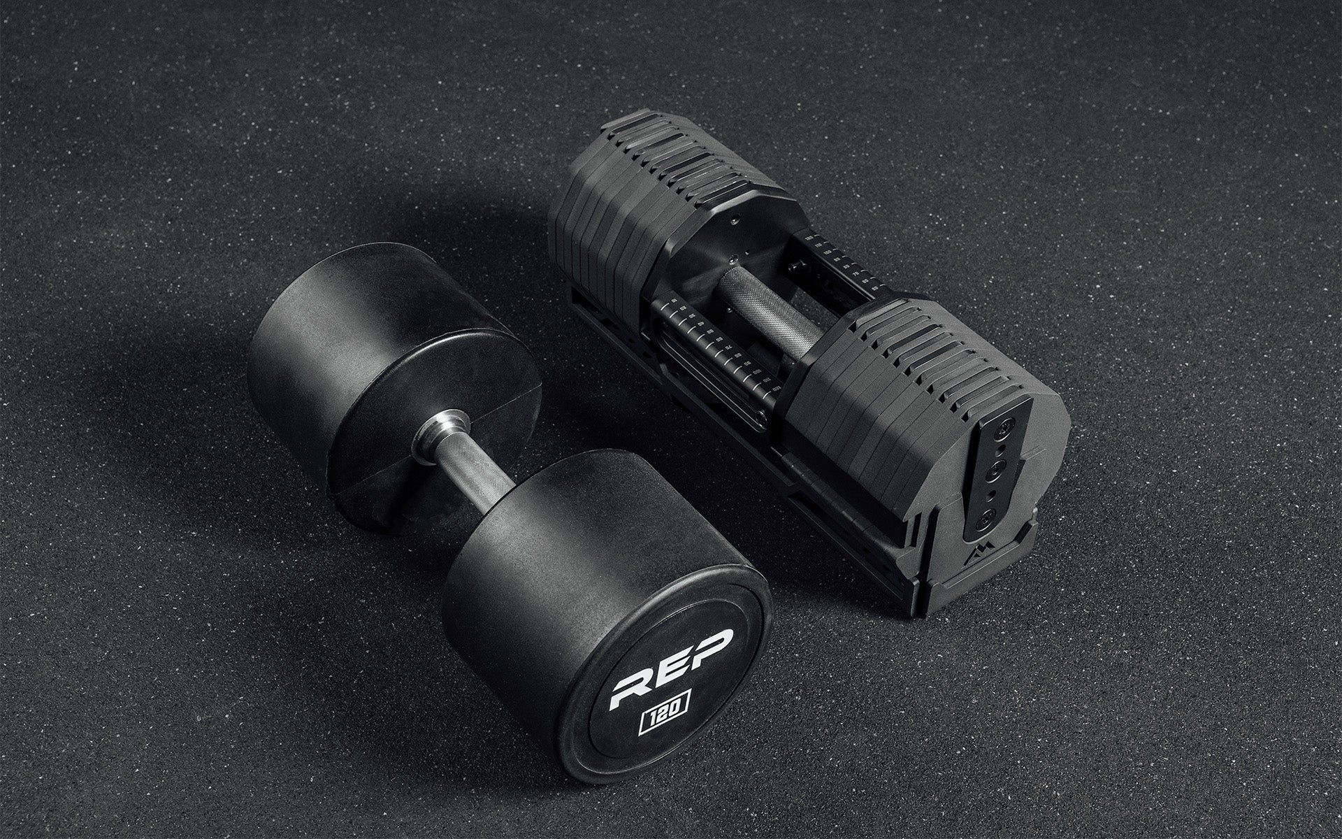 REP® x PÉPIN™ FAST Series™ Adjustable Dumbbell (lbs)