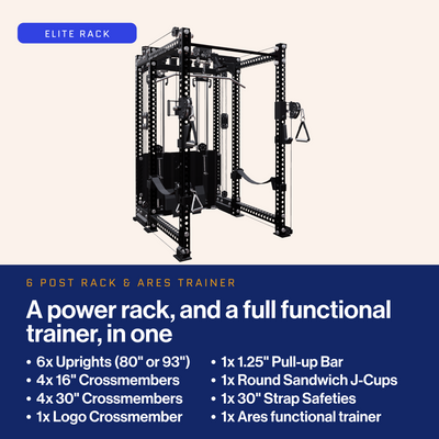 REP ELITE RACK - 6 Post with Ares